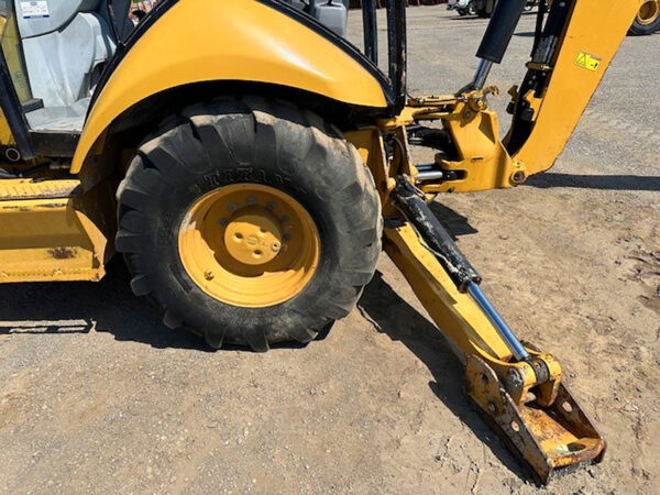 2008 CAT 430E backhoe open cab with quick coupler, 54432 hours stabilizer legs