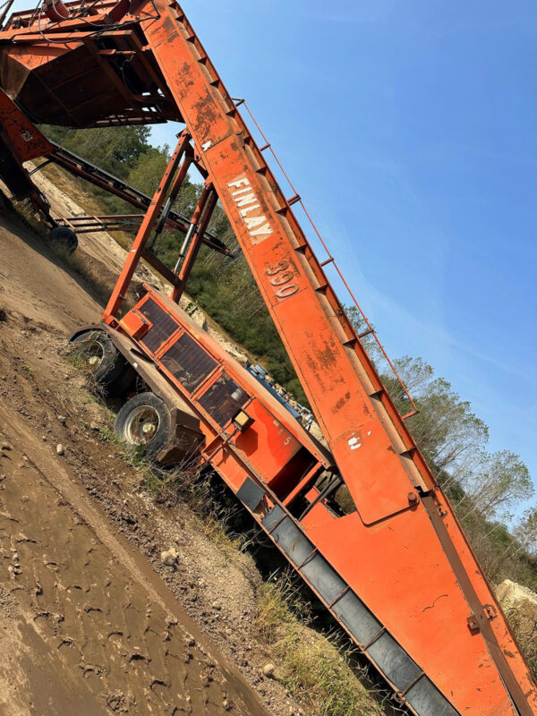 For sale 1995 Terex Finlay 390 topsoil screener conveyor