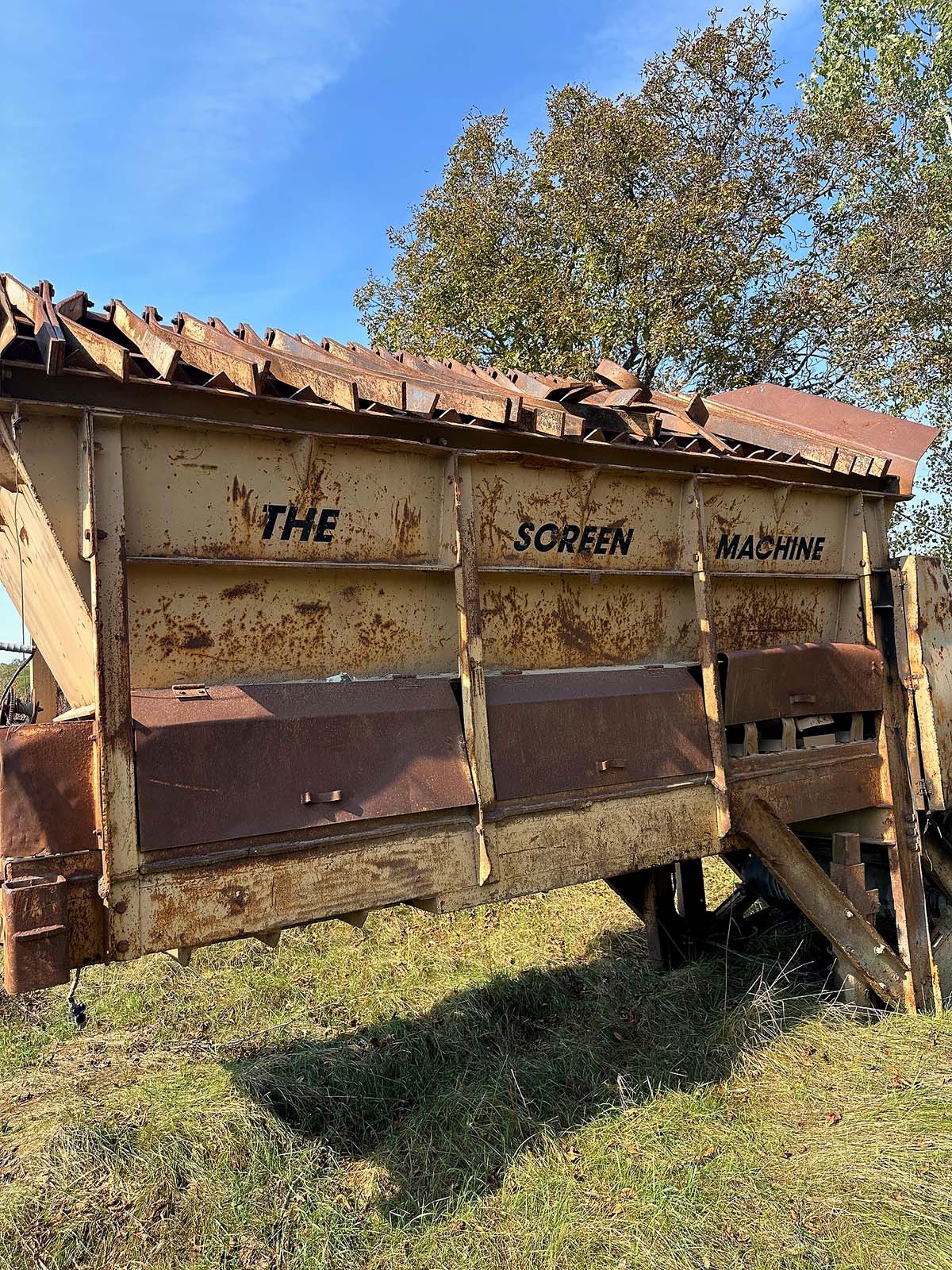 Screen Machine Topsoil Screener for sale, front