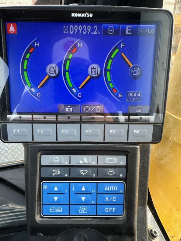 Komatsu PC360LC 10 Excavator For Sale dashboard hours