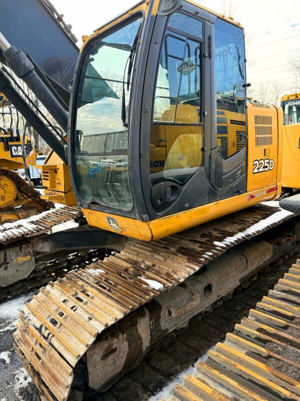 image003John Deere 225DX excavator for sale, cab, track frame