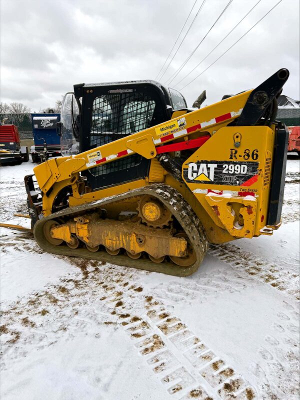 CAT 299D 2XHP Skid Steer For Sale, fork lift hydraulics