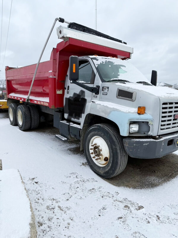 GMC c8500 dump truck for sale, front right